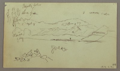 رسم، قوس حجري، قاعدة حجرية، 27 أبريل 1868 بواسطة كنيسة فريدريك إدوين