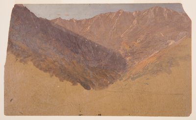 رسم، دراسة للحوض العظيم، جبل كاتاهدين، 1860-70 بواسطة كنيسة فريدريك إدوين