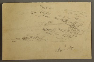 رسم، الشمس والغيوم، أبريل 1855 بواسطة كنيسة فريدريك إدوين