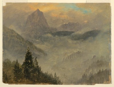 رسم، هوشكالتر، بالقرب من بيرشتسغادن، 1868 بواسطة كنيسة فريدريك إدوين