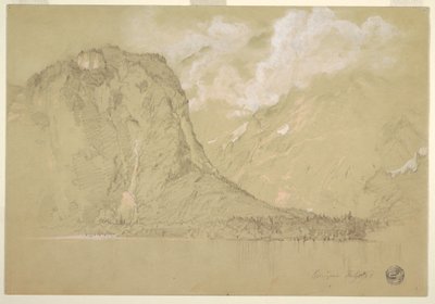 رسم، شلالات كونيغسي وشلالات شرينباخ، يوليو 1868 بواسطة كنيسة فريدريك إدوين
