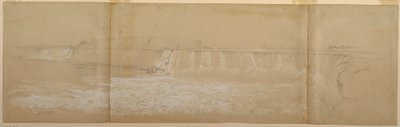 رسم، شلالات نياجرا، سبتمبر أو أكتوبر 1856 بواسطة كنيسة فريدريك إدوين