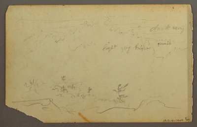 رسم، منظر طبيعي مشجر، 1844 بواسطة كنيسة فريدريك إدوين
