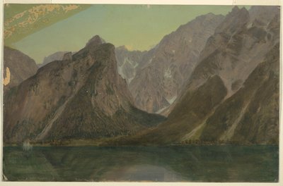 Koenigsee ، بالقرب من Berchtesgadan ، بافاريا بواسطة كنيسة فريدريك إدوين