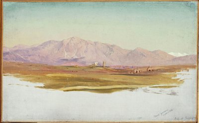 مونتي غينارو ، جبال سابين ، 1869 بواسطة كنيسة فريدريك إدوين