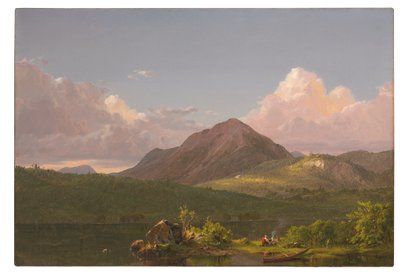 جبل نيوبورت في جزيرة جبل الصحراء ، c.1851-53 بواسطة كنيسة فريدريك إدوين