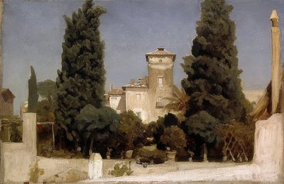 فيلا مالطا ، روما. 1860s بواسطة فريدريك ليتون