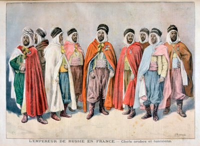 الزعماء العرب والتونسيون ، 1896 بواسطة فريدريك ليكس