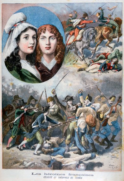 Felicite and Theophile de Fernig ، البطلات الفرنسيات ، 1792 ، 1894 بواسطة فريدريك ليكس