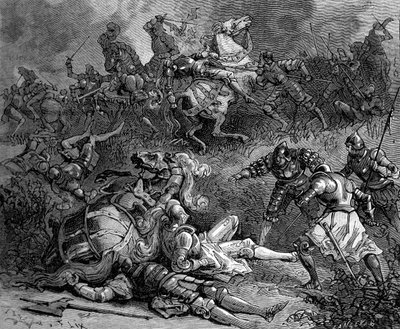 فرانسيس الأول من فرنسا يحاصر بافيا ، إيطاليا ، 28 أكتوبر 1524 1882-1884. بواسطة فريدريك ليكس