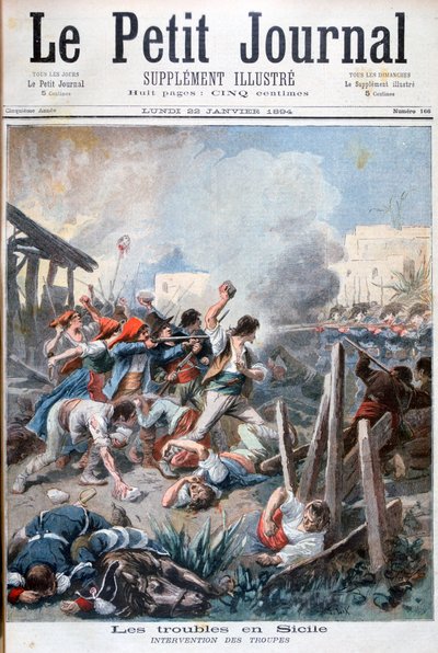 أعمال الشغب في صقلية ، 1894 بواسطة فريدريك ليكس