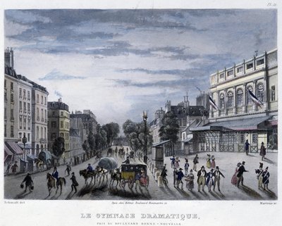صالة الألعاب الرياضية الدرامية - في "" باريس عام 1832 "لمارتنز بواسطة فريدريك مارتينز
