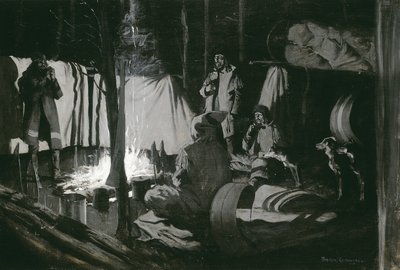 أول وأفضل معسكر الرحلة ، 1895 بواسطة فريدريك ريمنجتون
