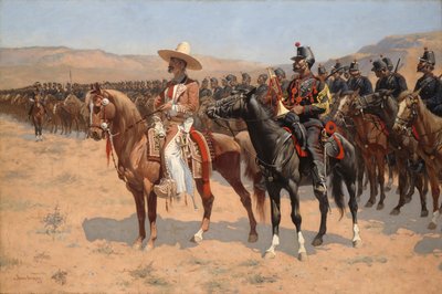 الرائد المكسيكي 1889. بواسطة فريدريك ريمنجتون