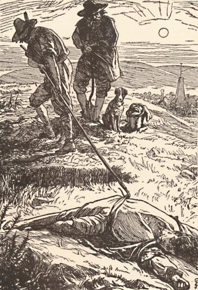 رسم توضيحي من تاريخ الطاعون ديفو ، 1862 ، 1923 بواسطة فريدريك شيلدز