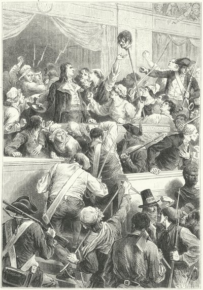 تمرد السنة الأولى من البراري الثالث ، باريس ، 20 مايو 1795 (نقش) بواسطة فريدريك ثيودور (بعد) ليكس