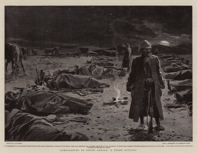 حملة في جنوب أفريقيا ، ليلة Bivouac بواسطة فريدريك دي هاينين