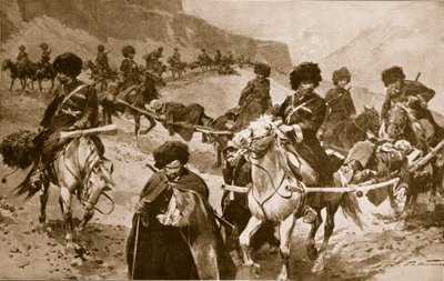 قافلة إسعاف القوزاق في جبال القوقاز ، 1914-1919 بواسطة فريدريك دي هاينين