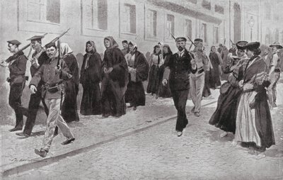 راهبات تحت الحماية الجمهورية أثناء الثورة (ليثو) بواسطة فريدريك دي هاينين