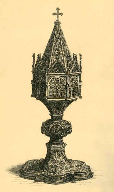 Monstrance ، c1450 ، 1881. بواسطة فريدريك ألبرت سلوكومبي
