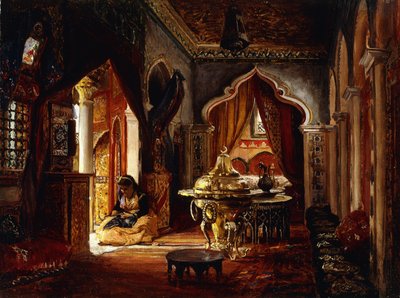 داخل Seraglio ، 1879 بواسطة فريدريك آرثر بريدجمان