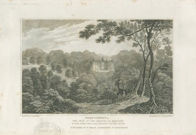 قاعة وحديقة بيودرت: engraving، nd [c 1830] بواسطة فريدريك كالفيرت
