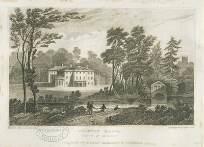 قاعة بيشتون: نقش ، و [؟ c1830s] بواسطة فريدريك كالفيرت