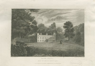 [Great] Barr Hall: engraving، nd [mid 19th cent] بواسطة فريدريك كالفيرت