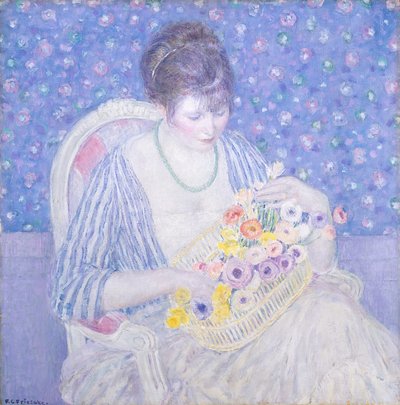 سلة الزهور ، ج .1913-17 بواسطة فريدريك كارل فريسك