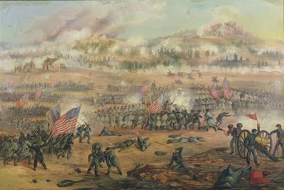 معركة فريدريكسبيرغ في 13 ديسمبر 1862 بواسطة فريدريك كافادا