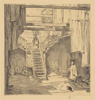 الحي الصيني القديم ، سان فرانسيسكو ، 1904. بواسطة فريدريك تشايلد حسام