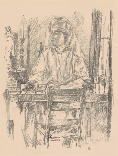ممرضة الصليب الأحمر ، 1918. بواسطة فريدريك تشايلد حسام
