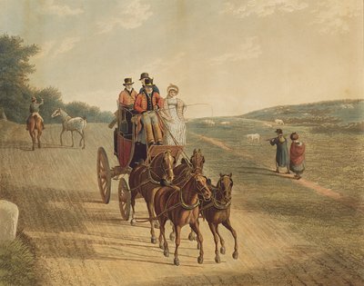 مدرب البريد ، 1819 بواسطة فريدريك كريستيان لويس