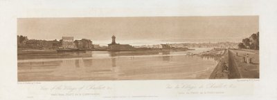 منظر لقرية Chaillot & C. مأخوذ من Pont de la Concorde 1803 ؛ اللوحة 17 من Views in Paris ، تتبع حجم إيمانويل للوحة B1981.25.2626 بواسطة فريدريك كريستيان لويس الأكبر