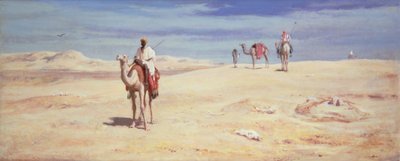 عرب في الصحراء بواسطة Frederick Goodall