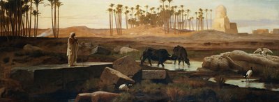 ممفيس ، على ضفاف النيل ، 1882 بواسطة فريدريك جودال