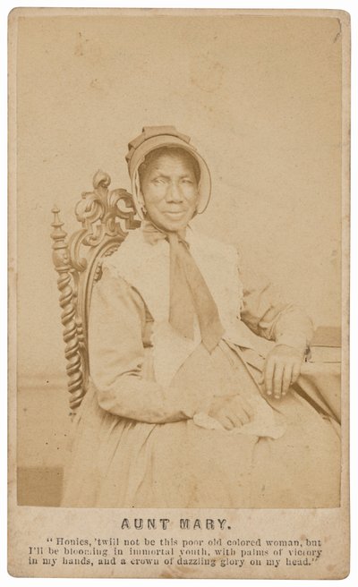 العمة ماري داينز، ج. 1865 (صورة فوتوغرافية) بواسطة فريدريك جوتكونست