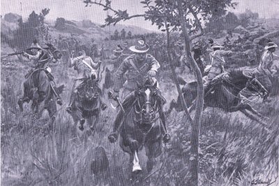 الهجوم على دورية ، من بعد بريتوريا: حرب العصابات التي نشرتها Harmsworth Bros Limited ، 1901 بواسطة فريدريك جود وو