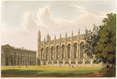 كامبريدج: King&39;s s College من "History of Cambridge" بواسطة فريدريك ماكنزي