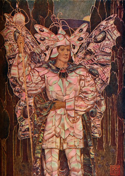 لوحة في Gesso و Mother-O-Pearl ، c1901 بواسطة فريدريك ماريوت
