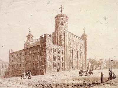 برج لندن ، لندن ، c1820 بواسطة فريدريك ناش