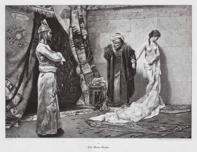 تاجر العبيد (نقش) بواسطة فريدريك فيزين