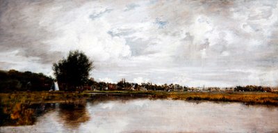 نهر ياري في ثورب ، بالقرب من نورويتش ، حوالي 1820-21 (زيت على قماش) بواسطة فريدريك ووترز واتس