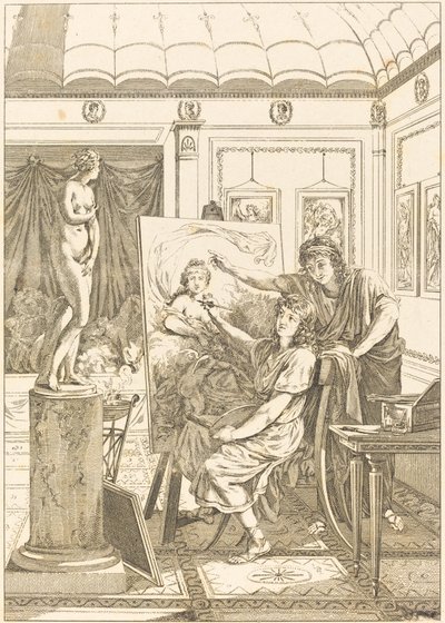 Anacreon Mimic: The Iris Portrait بواسطة French 18th Century