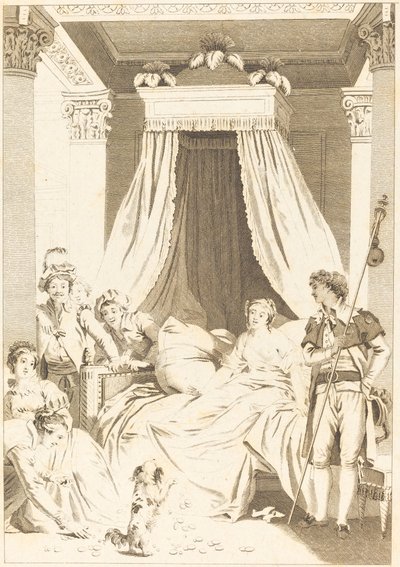 الكلب الصغير بواسطة French 18th Century