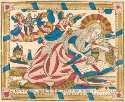 صلي لأجلنا القديسة مريم المجدلية بواسطة القرن التاسع عشر الفرنسي