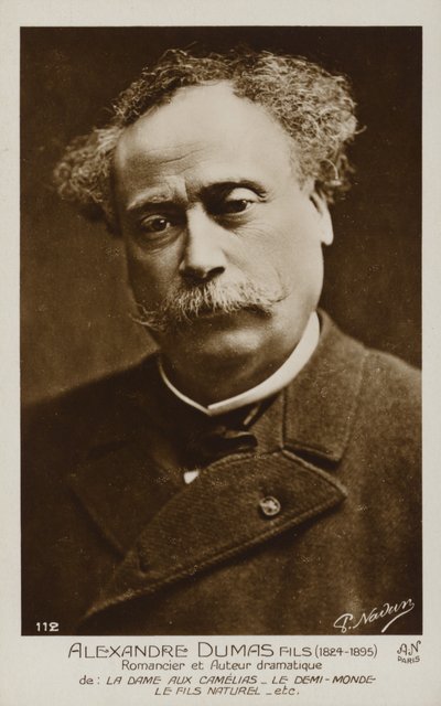 الكسندر دوماس ، الأصغر (1824-1895) ، الروائي والكاتب المسرحي الفرنسي بواسطة مصور فرنسي