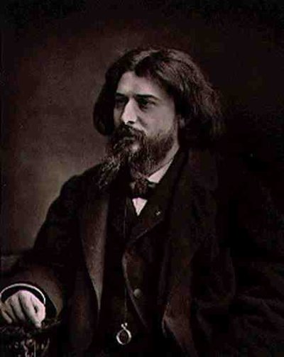 ألفونس دوديت (1840-97) ، من "Galerie Contemporaine" ، حوالي 1874-78 (b / w photo) بواسطة مصور فرنسي