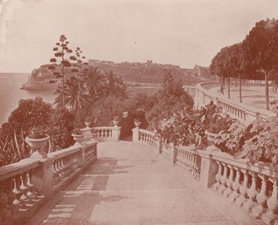 قسم آخر من Monte Carlo Terraces (صورة b / w) بواسطة مصور فرنسي