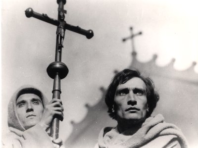 أنتونين أرتود (1896-1948) في فيلم The Passion of Joan of Arc by Carl Theodor Dreyer (1889-1968) 1928 بواسطة مصور فرنسي